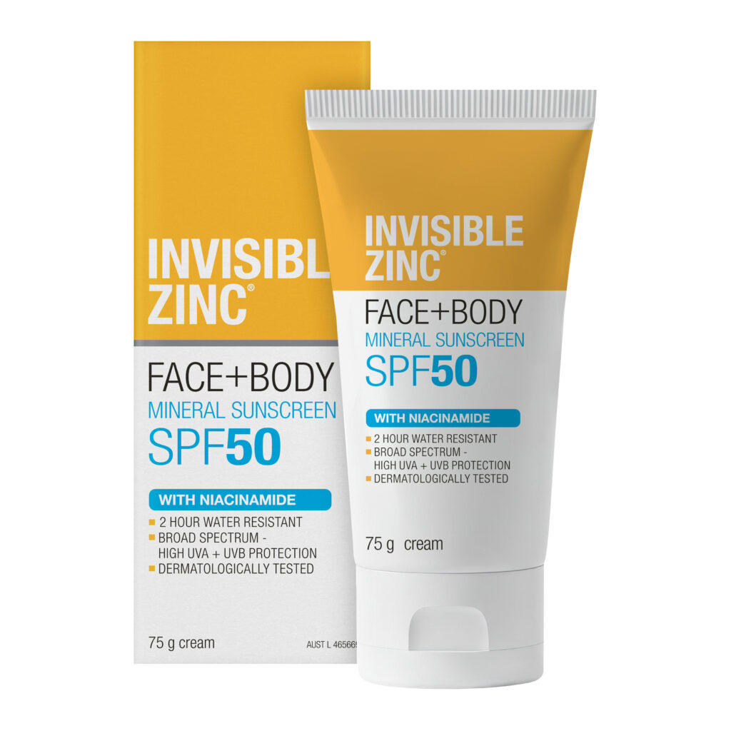 FACE + BODY Mineral Sunscreen SPF 50 75g