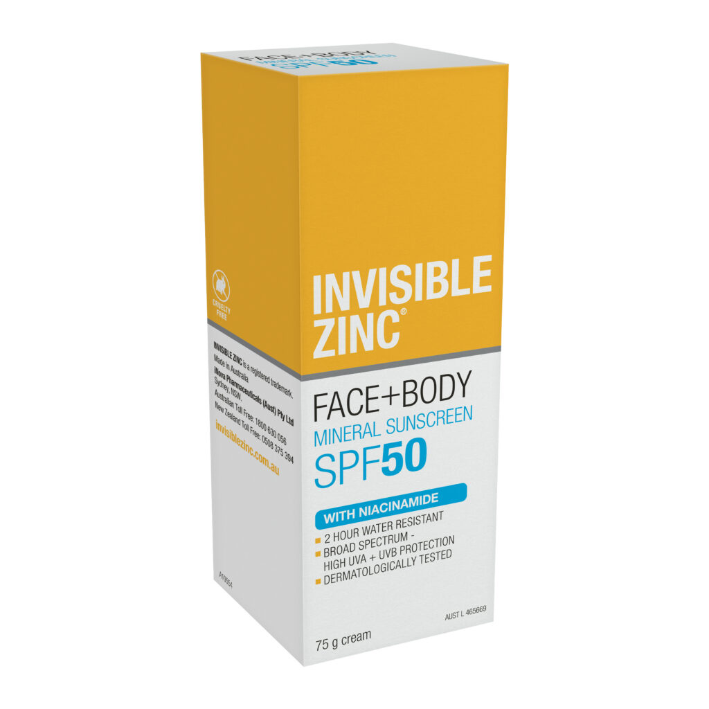 FACE + BODY Mineral Sunscreen SPF 50 75g