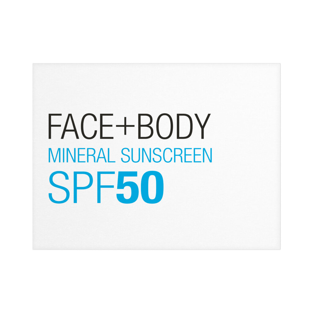 FACE + BODY Mineral Sunscreen SPF 50 75g